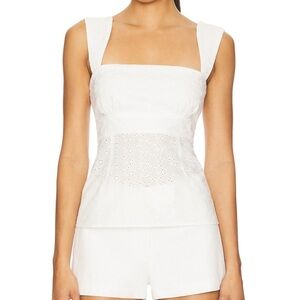 More to come priya top in white